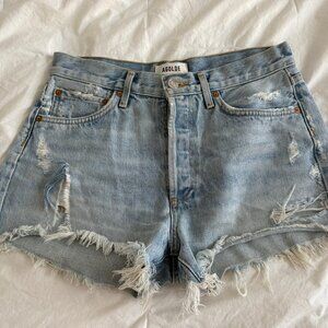 AGOLDE - Parker High Waist Denim Shorts